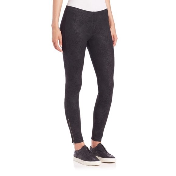 Splendid Pants - Splendid Black Hutton Coated Ponte Pant